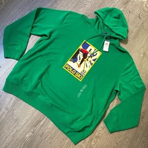 Ralph Lauren Polo Ski Hoodie XXL Green NWT Stadium ’92